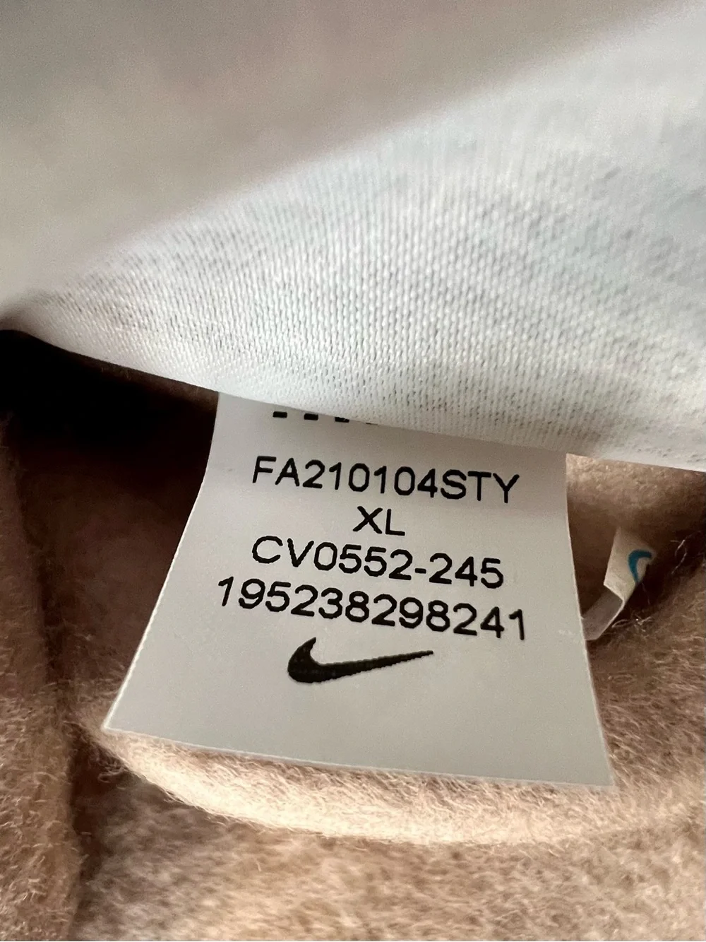 NWT Nike Sportswear XL Club Fleece Hoodie StockX Verified Custom Patch